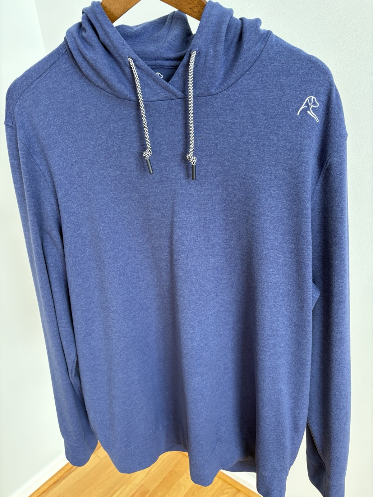 Rhoback Men’s Blue Hesi Performance Hoodie - Size Large