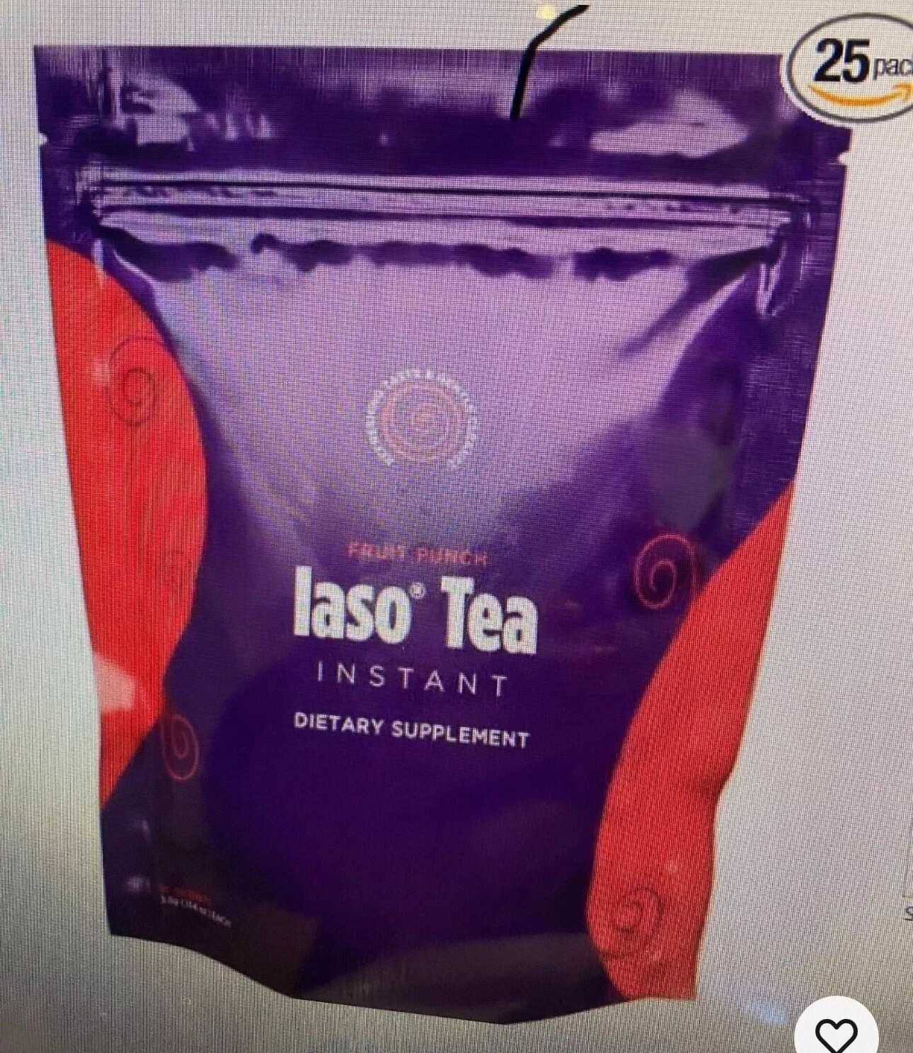 Iaso 25 Sachets Tropical Punch Instant   slimming Tea, aids  weight Loss