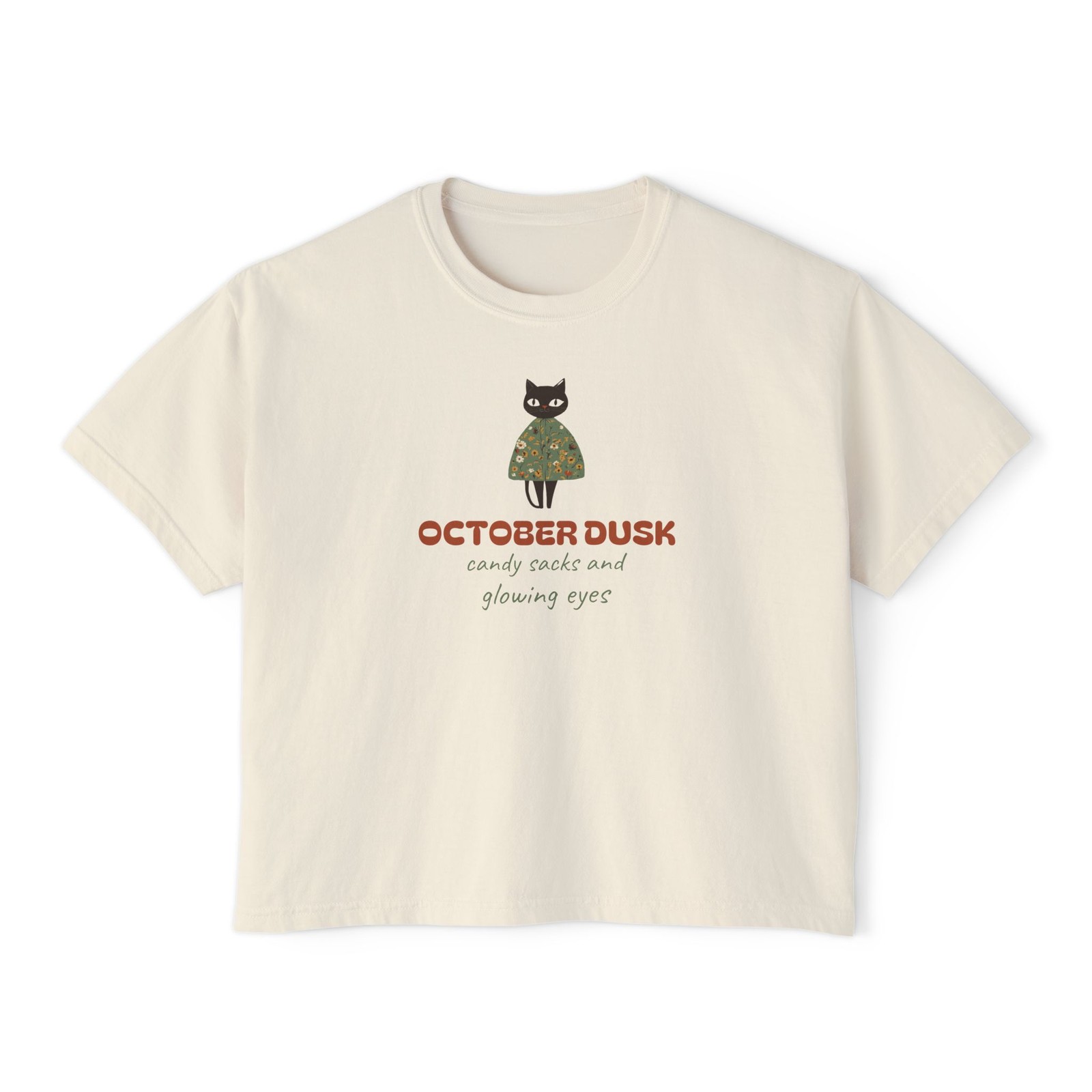 Women\'s Boxy October Dusk Comfort Colors T-Shirt