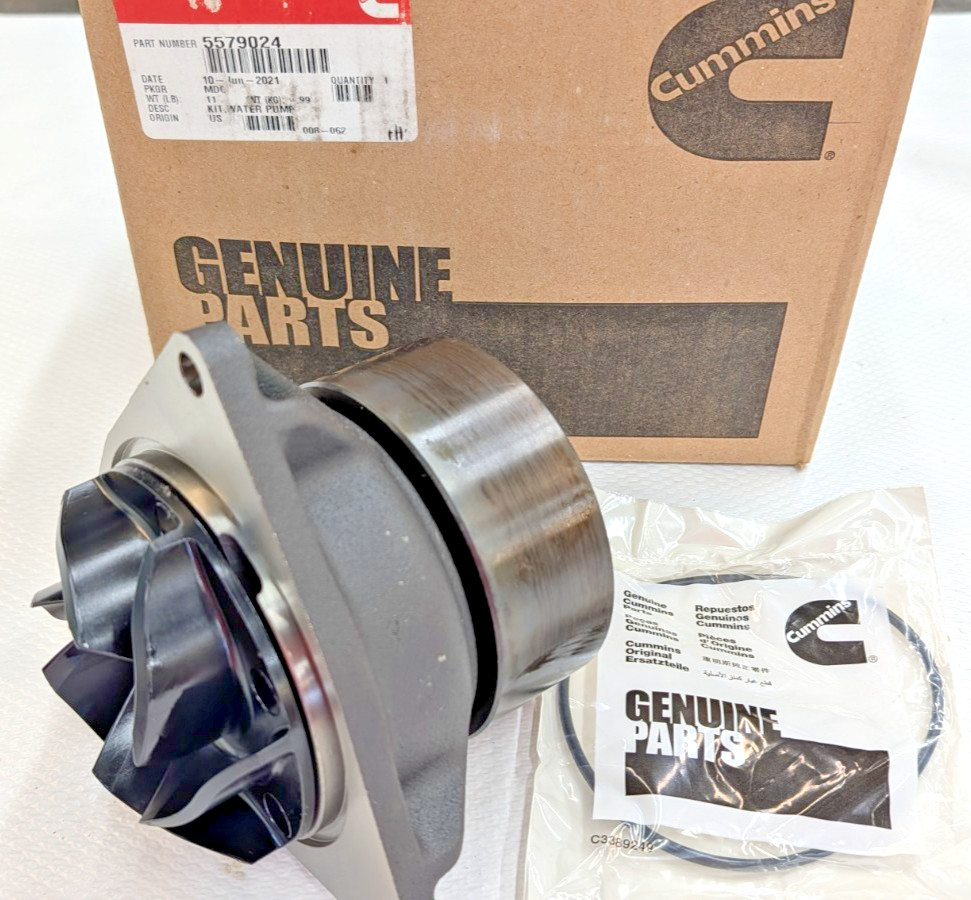5579024 Cummins Genuine OEM Water Pump Kit  8.3L 8.9L 9.3L ISC ISL 5528406
