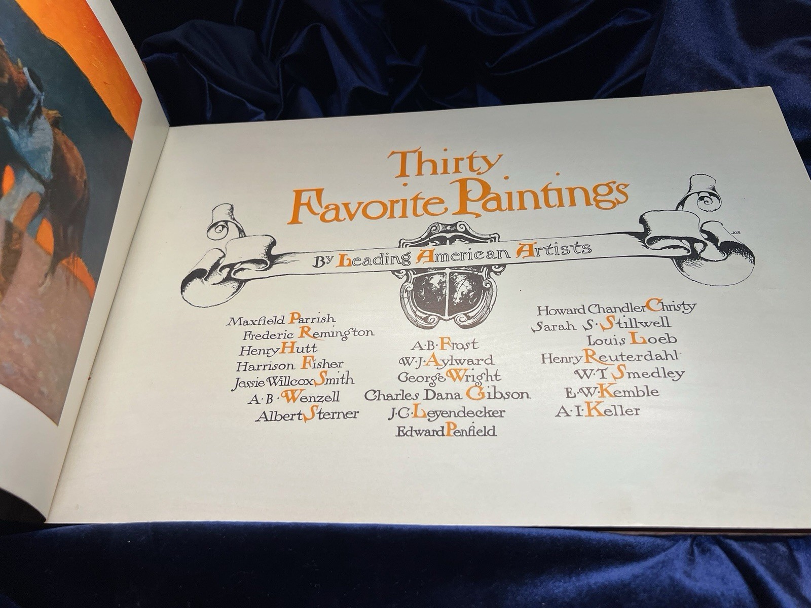 1908 Thirty Favorite Paintings Art Portfolio Remington Parrish Leyendecker Rare