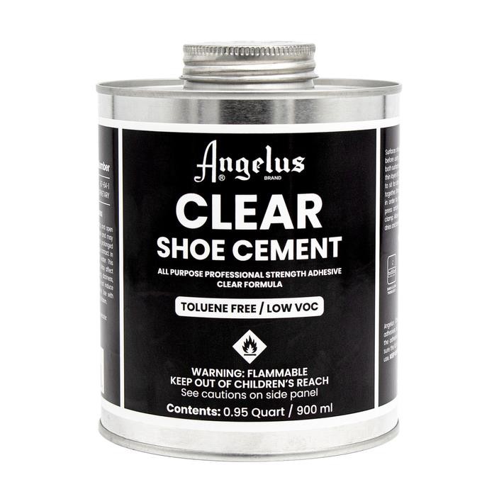 Angelus All-Purpose Clear Shoe Cement Quart 32 oz - Leather & Rubber Adhesive