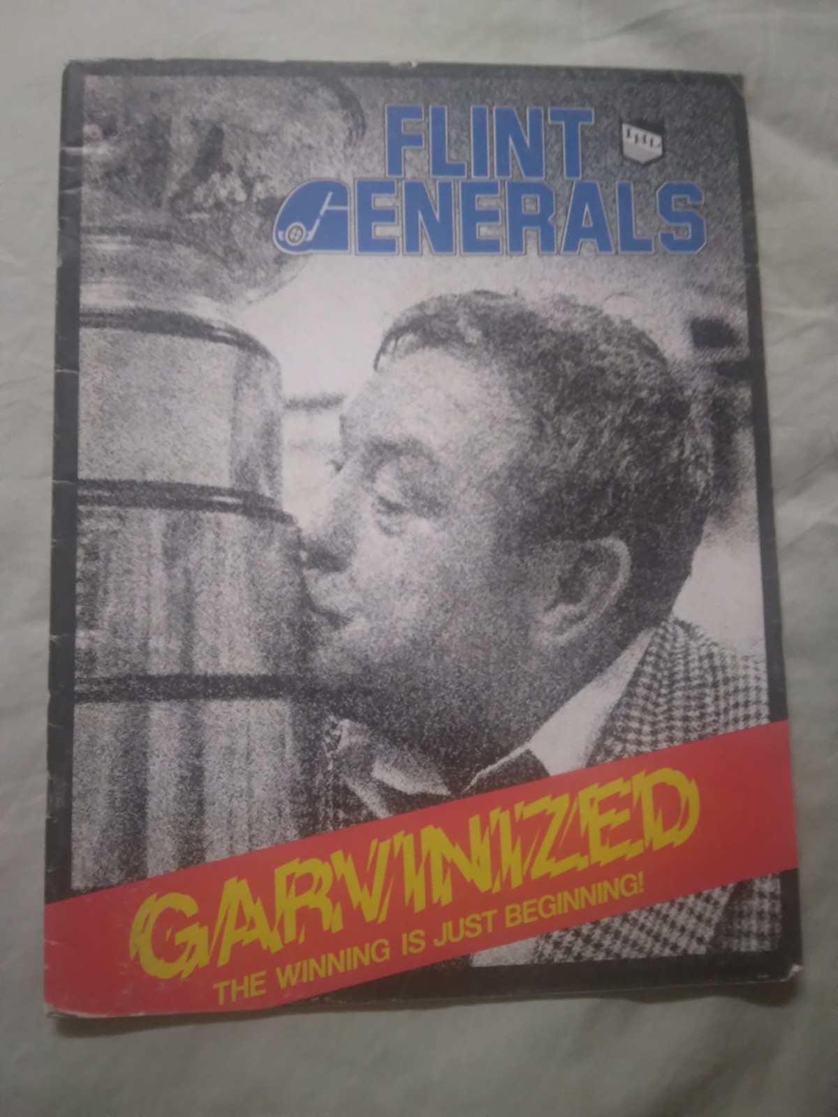 1981-82 Flint Generals (IHL) official game program vs Saginaw Gears (11/11/81)