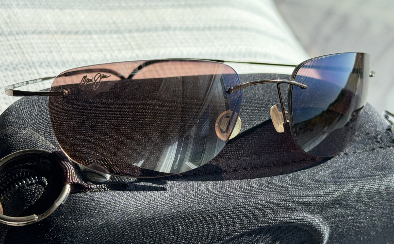 Maui Jim Kapalua MJ 502 23 Titanium Flex Sport Frame + Maui Rose Polarized Lens