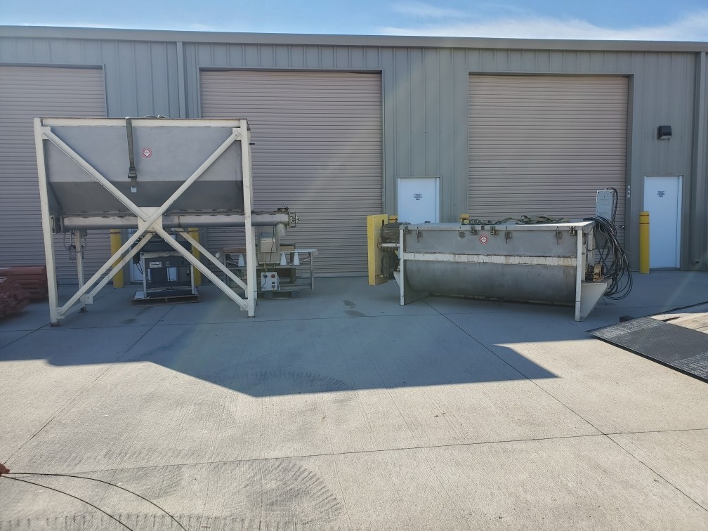 S. Howes 54 Cu. Ft. Sanitary Ribbon Blender with Surge Bin