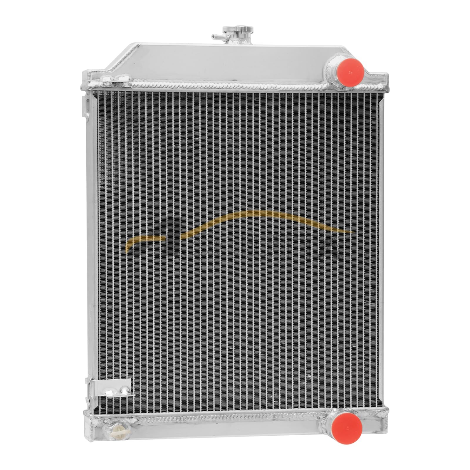 4 Row Aluminum Radiator for 1951-1961 Jaguar MK7 MK8 MK9 MT 3.8L 3.4L