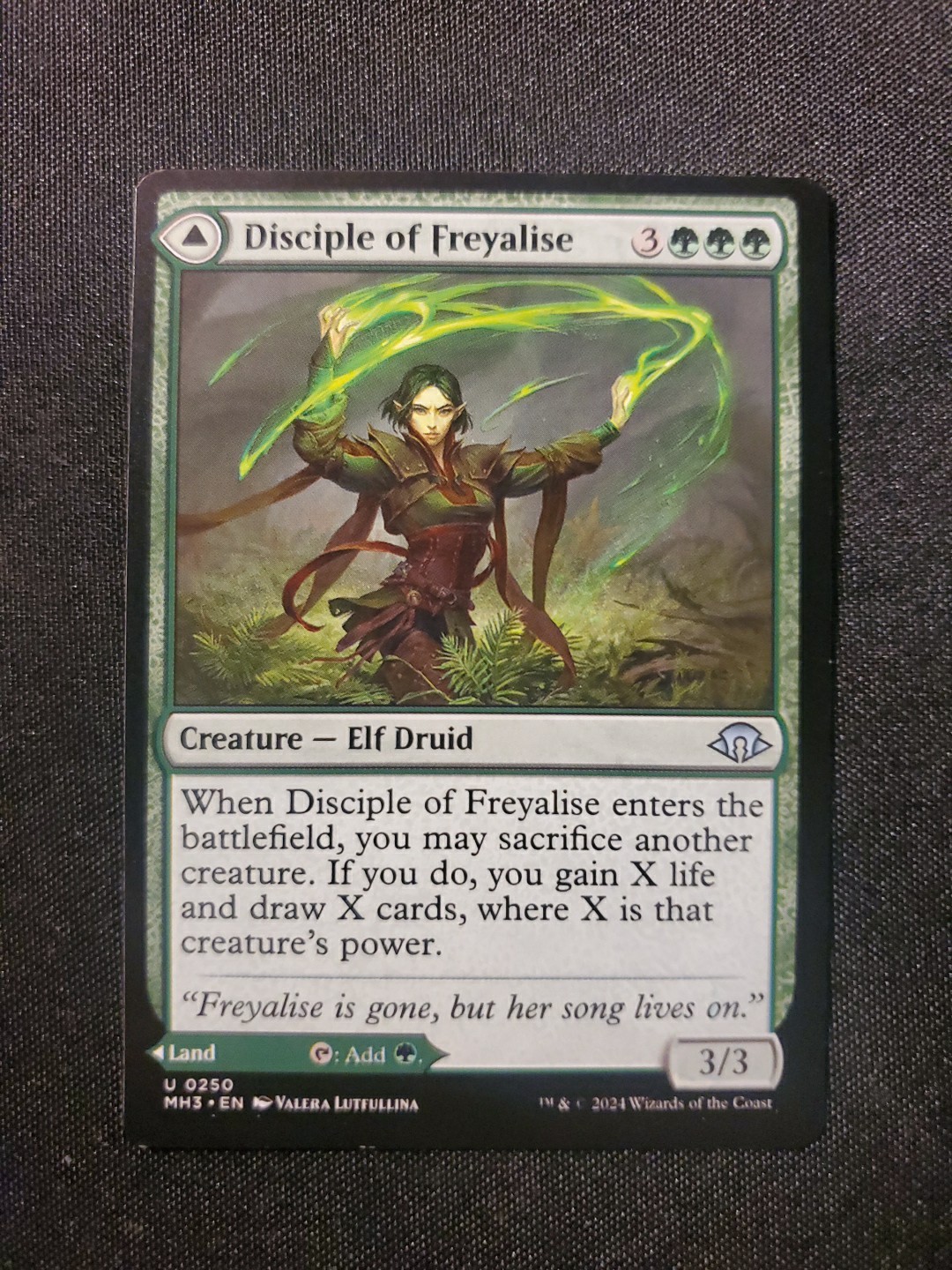 Disciple of Freyalise NM Regular MTG Modern Horizons 3 Unplayed Magic Gathering Disciple of Freyalise NM Regular MTG Modern Horizons 3 Unplayed Magic Gathering