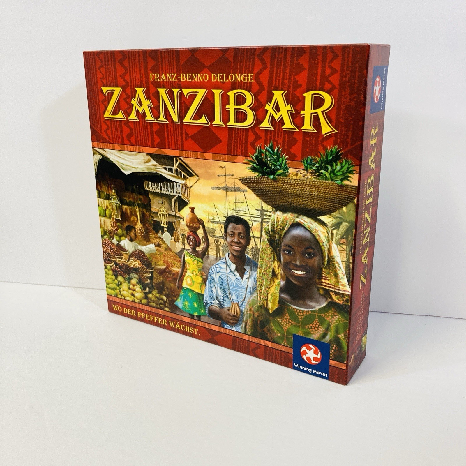 Rare ZANZIBAR BOARD GAME winning moves Incl. English Rules Franz Benno Delonge
