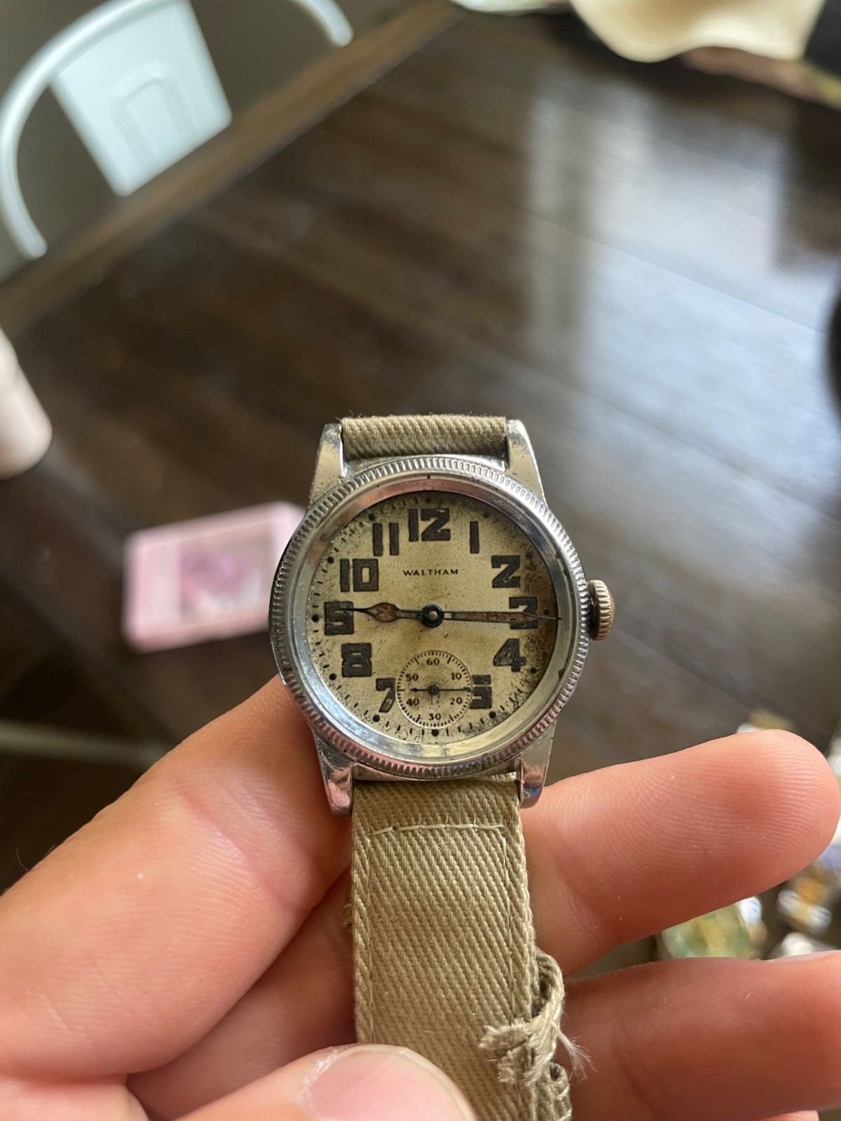 WWII Waltham A-11 Military Watch ORD Dept OC-158791 Vintage Field Watch