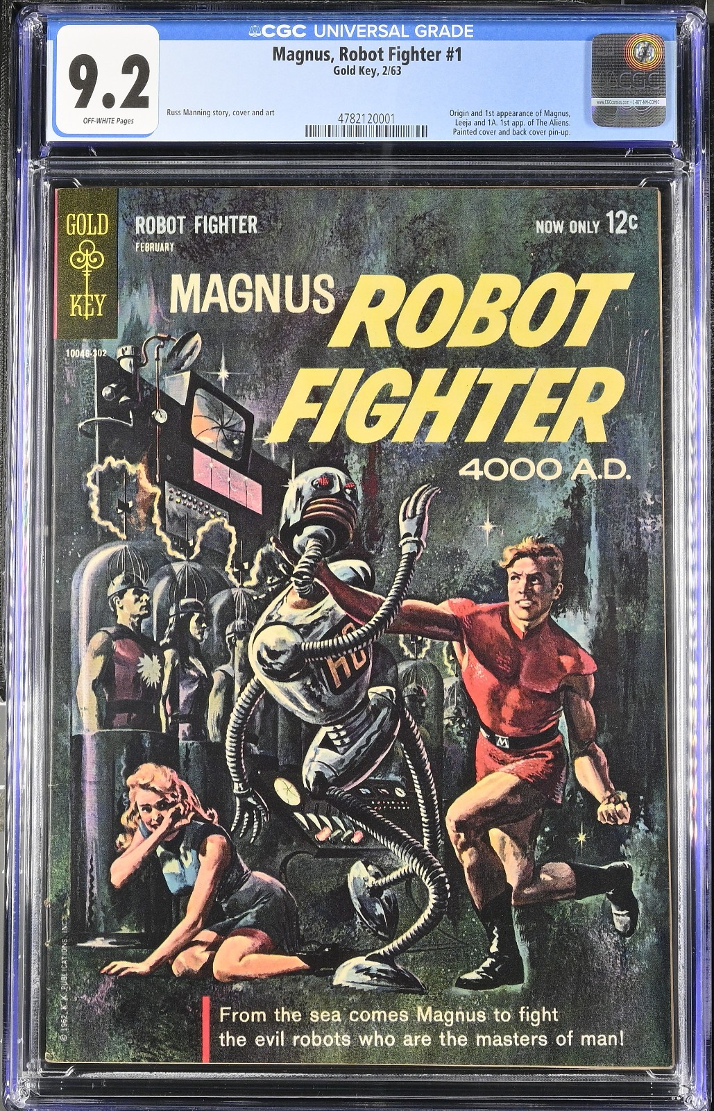 Magnus Robot Fighter #1 Russ Manning Story / Cover / Art CGC 9.2 - Only 3 higher Magnus Robot Fighter #1 Russ Manning Story / Cover / Art CGC 9.2 - Only 3 higher