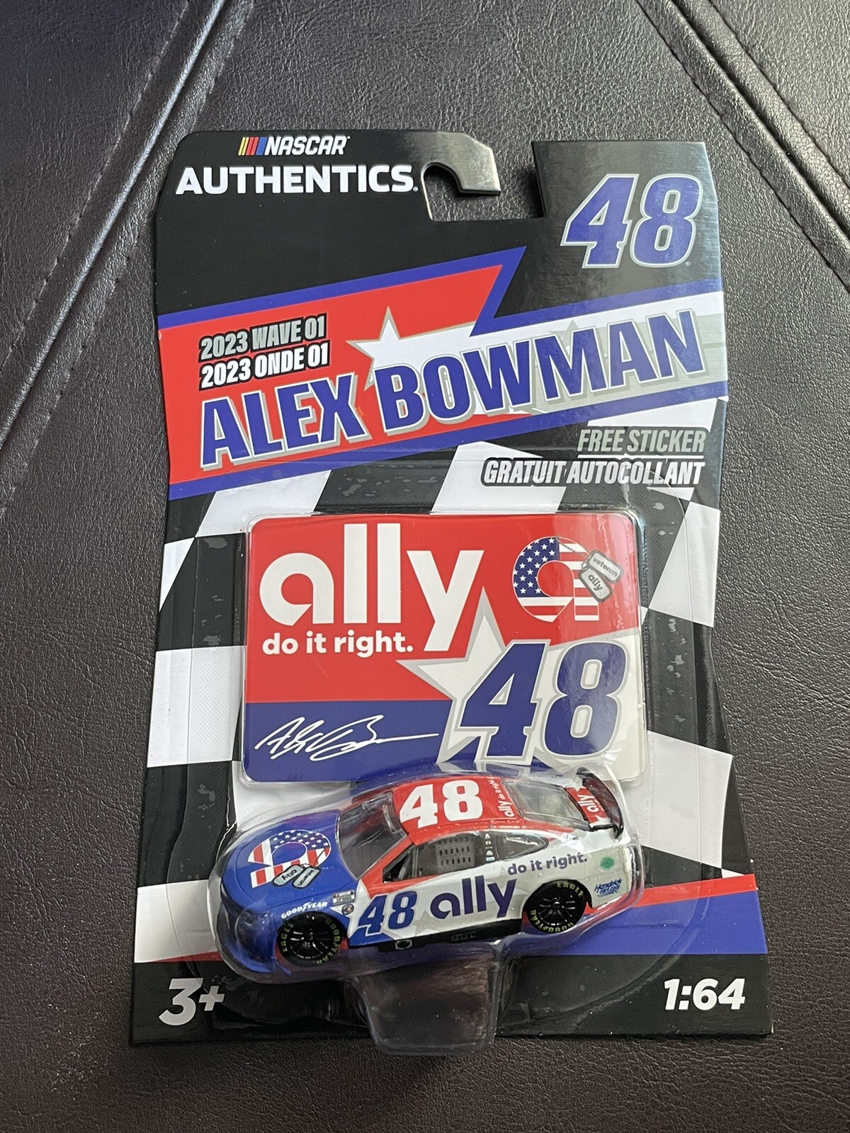 2023 Wave 1 Alex Bowman Ally Salutes 1/64 NASCAR Authentics Brand New