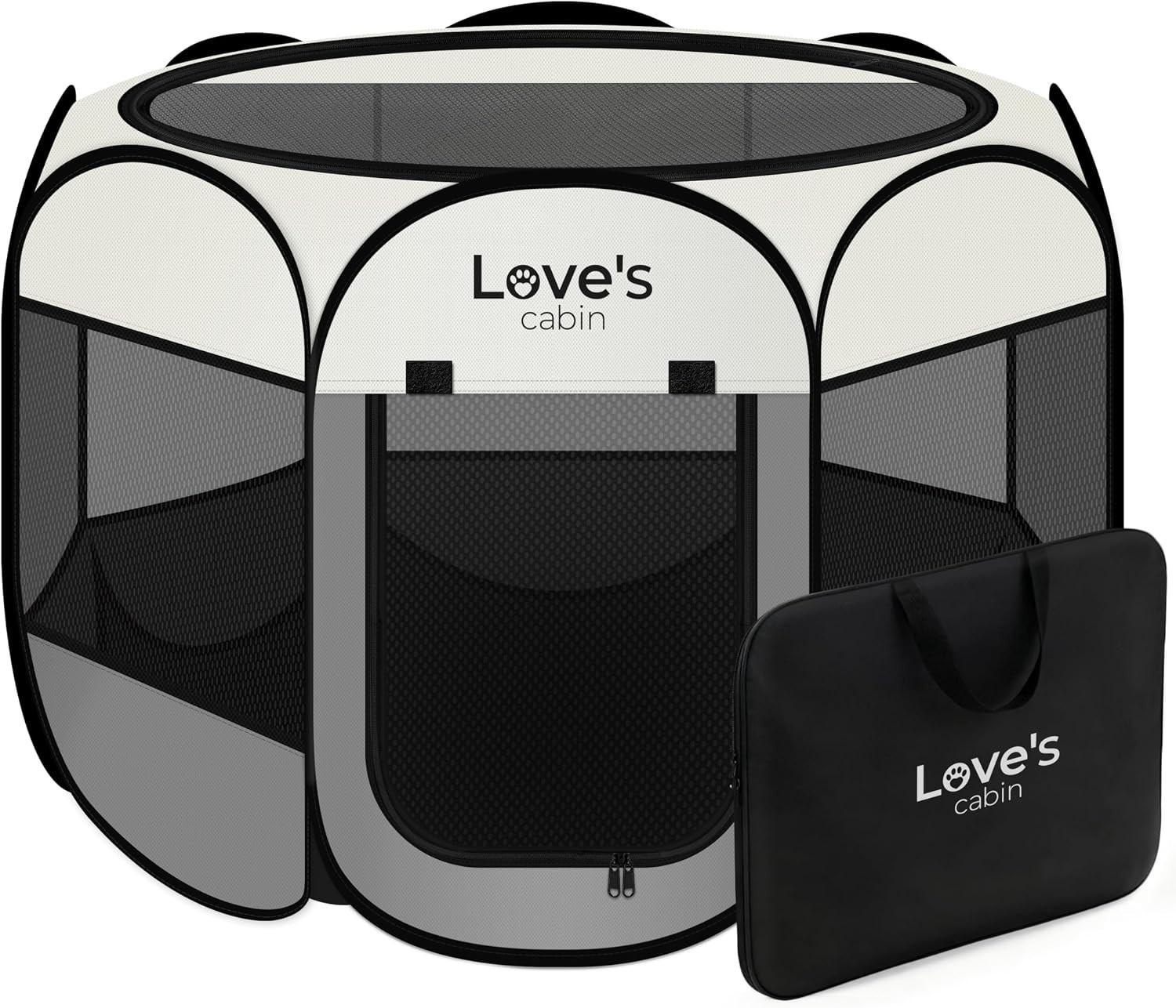 Love's cabin Pet Playpen Dog Puppy Tent Portable Foldable Indoor Outdoor Love's cabin Pet Playpen Dog Puppy Tent Portable Foldable Indoor Outdoor