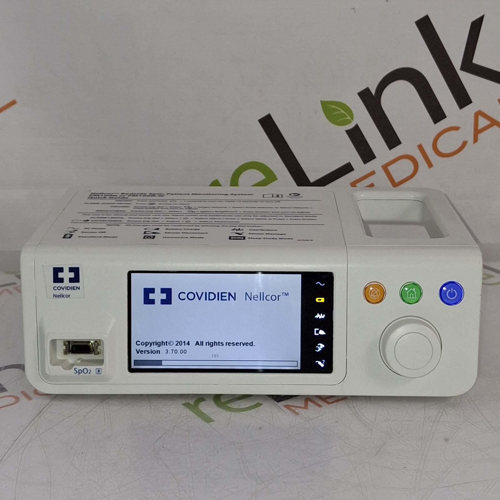 Covidien PM100N Nellcor Bedside SPO2 Monitor