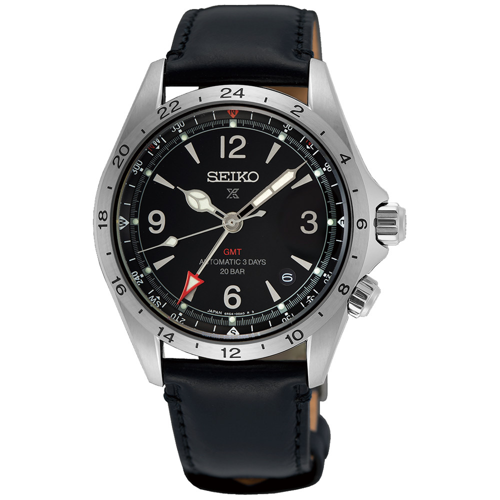 Seiko Prospex Luxe SPB379 Alpinist GMT Automatic Watch Black Dial Seiko Prospex Luxe SPB379 Alpinist GMT Automatic Watch Black Dial