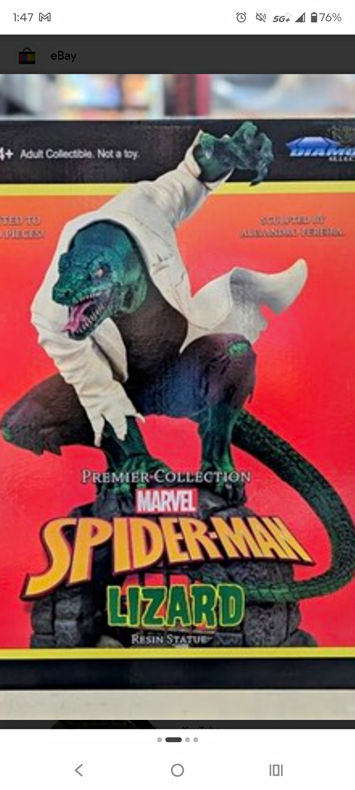 Sideshow Collectibles Spider-Man Lizard Premier Collection 1:8 Resin Statue