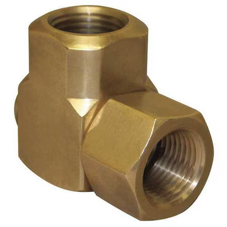 Coxreels 1935 Swivel, 90 Deg., Brass, 3/8 In Fnpt Inlet