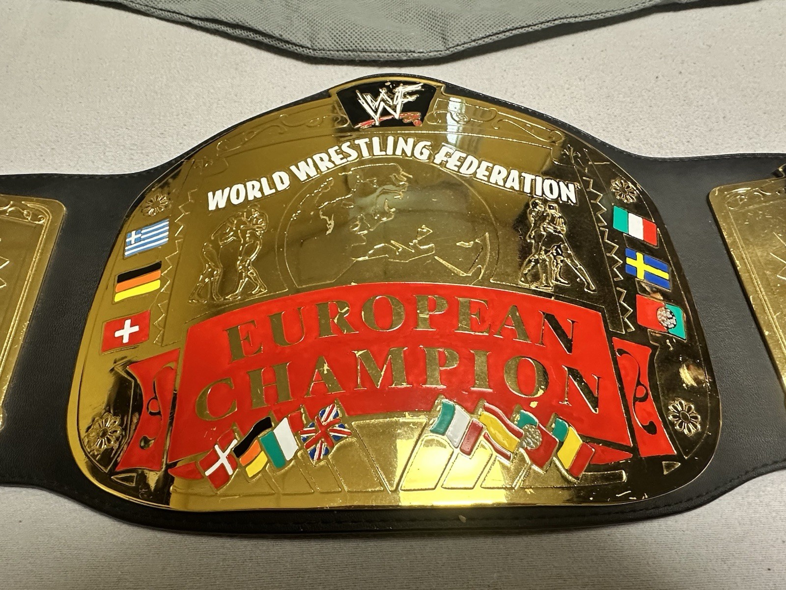 WWF European Championship Replica Figs Inc Belt