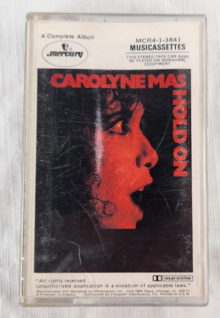 Hold On by Carolyne Mas Cassette Tape