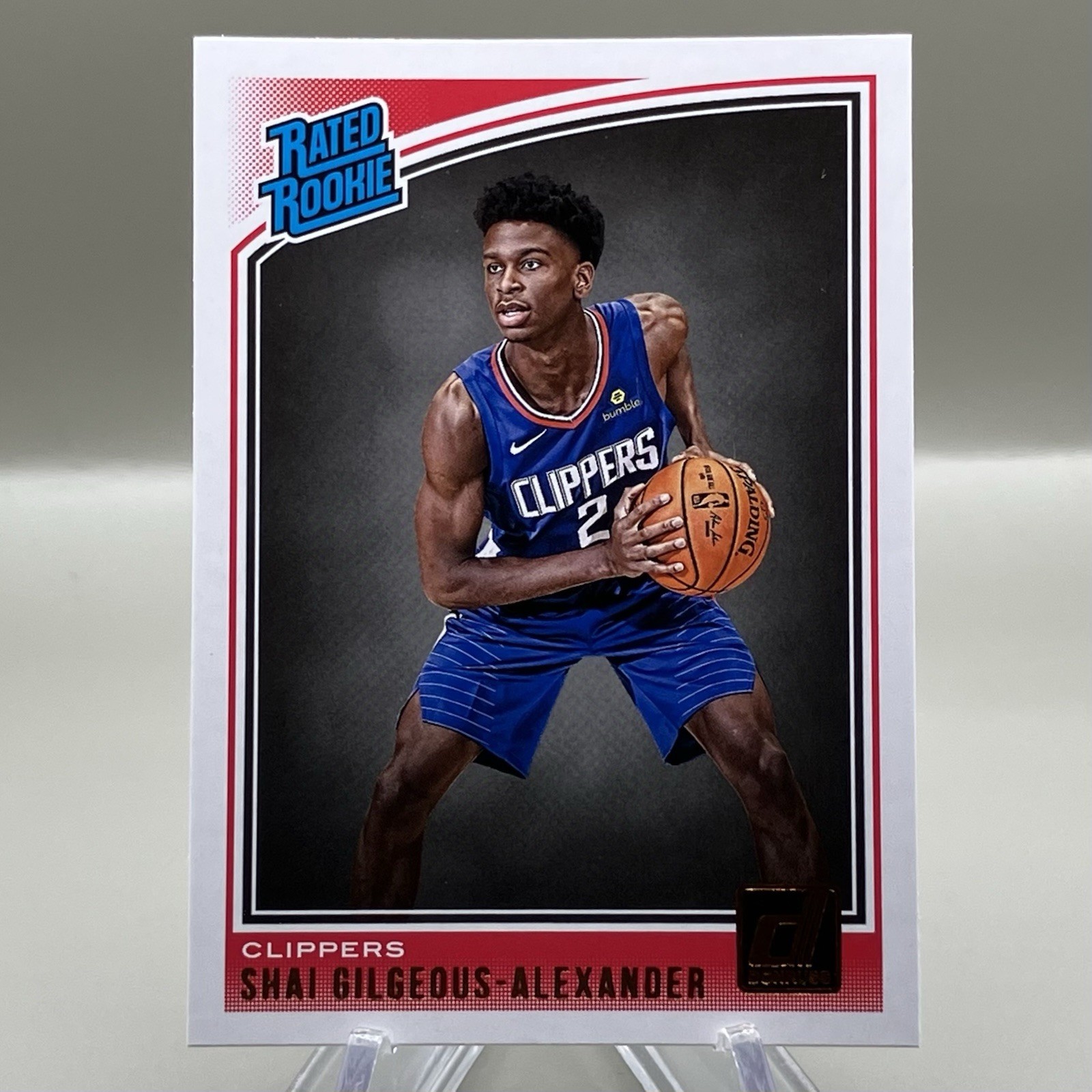 2018-19 Shai Gilgeous Alexander Donruss #162 Rated Rookie Card RC 2018-19 Shai Gilgeous Alexander Donruss #162 Rated Rookie Card RC