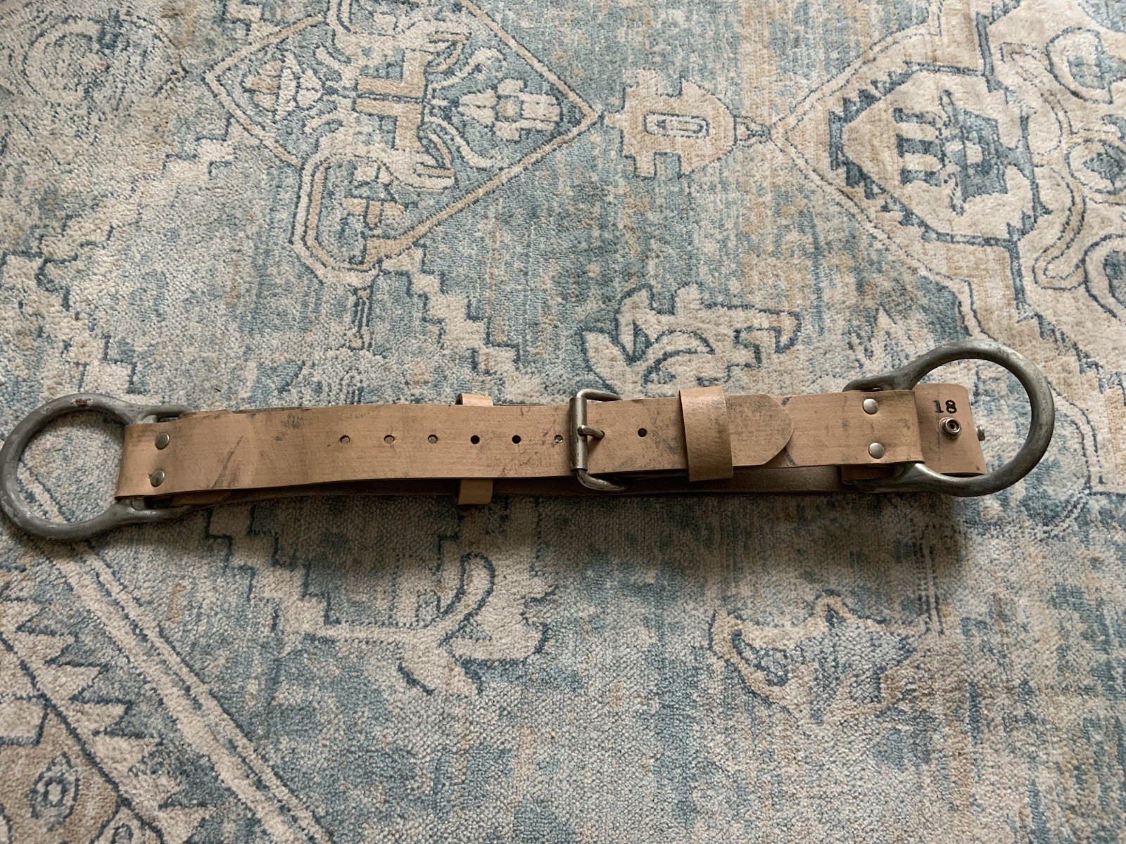 Vtg Klein Tools Lineman’s Climbing Sizing Belt Leather 1980 Vtg Klein Tools Lineman’s Climbing Sizing Belt Leather 1980