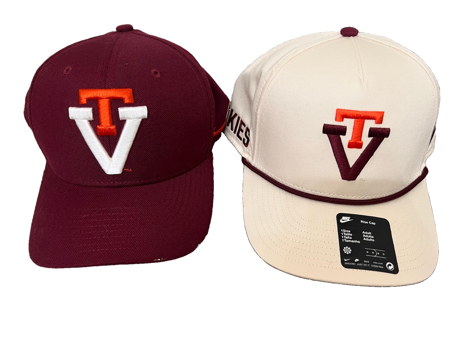 Virginia Tech Hokies Hats Caps Lot Retro Vintage Virginia Tech Hokies Hats Caps Lot Retro Vintage