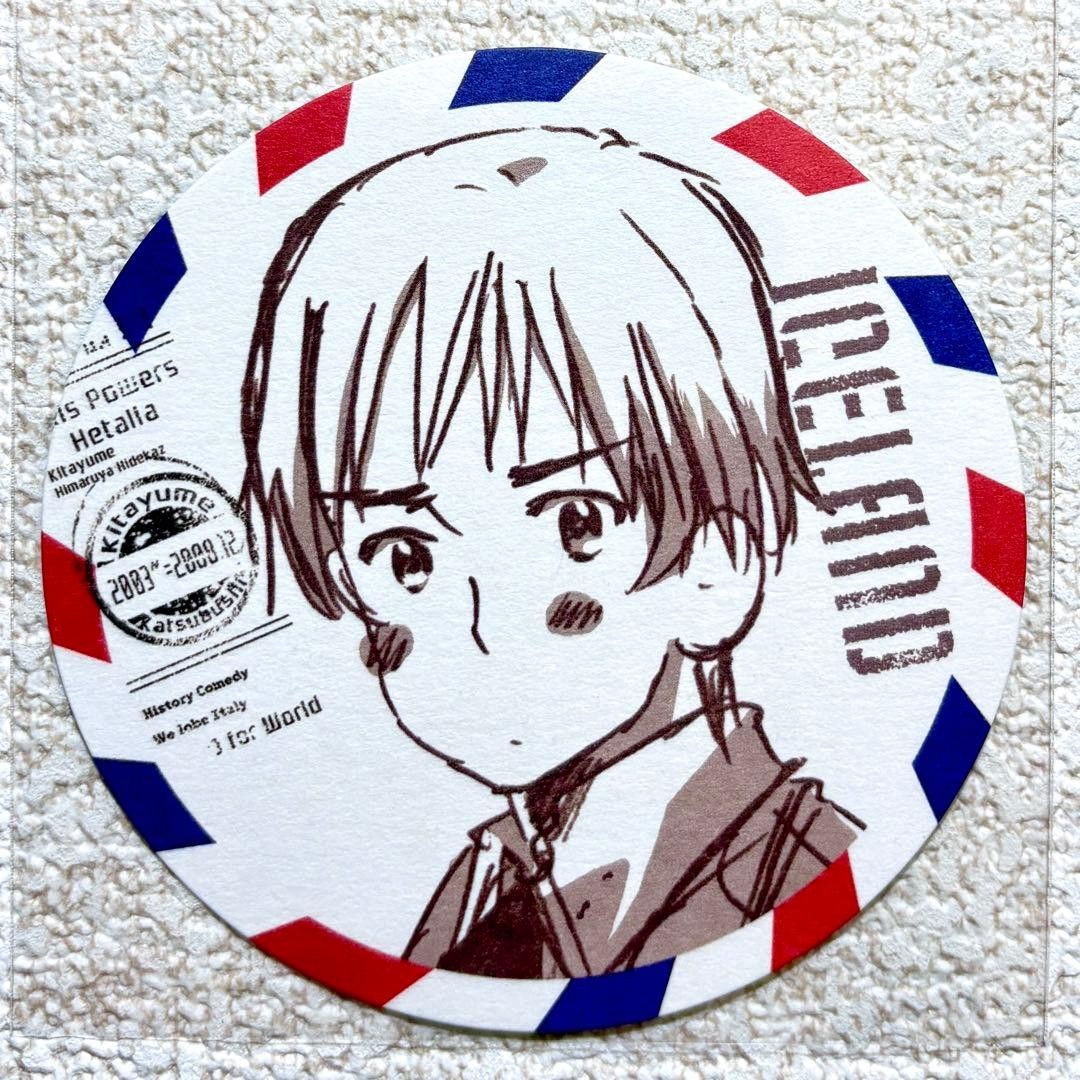 Hetalia Animate Bonus Marukaite Chikyu Coaster Iceland