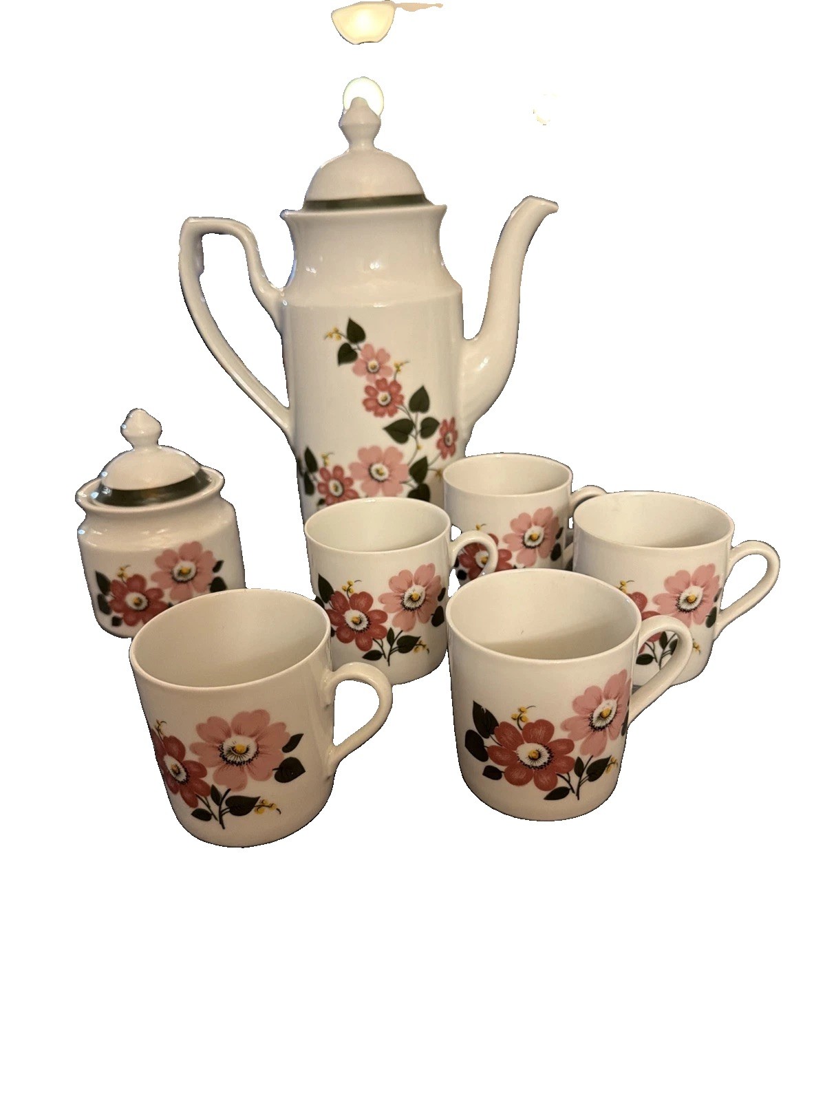 Porcelain service flowers Bavaria Winterling Kirchenlamitz set