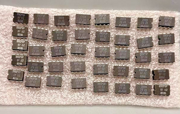 PMI OP07EZ Ultra-Low Offset Precision Op-Amp IC DIP-8 Vintage NOS 40pc Bulk Lot