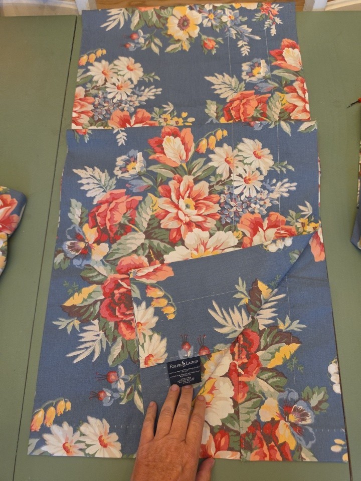 RALPH LAUREN-VINTAGE KIMBERLY VALANCE NO FADE USED-COTTON-6 AVAILABLE RALPH LAUREN-VINTAGE KIMBERLY VALANCE NO FADE USED-COTTON-6 AVAILABLE