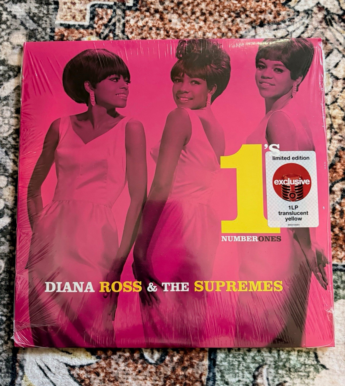 Diana Ross & The Supremes Number 1\'s Motown Limited Yellow Vinyl LP Sealed