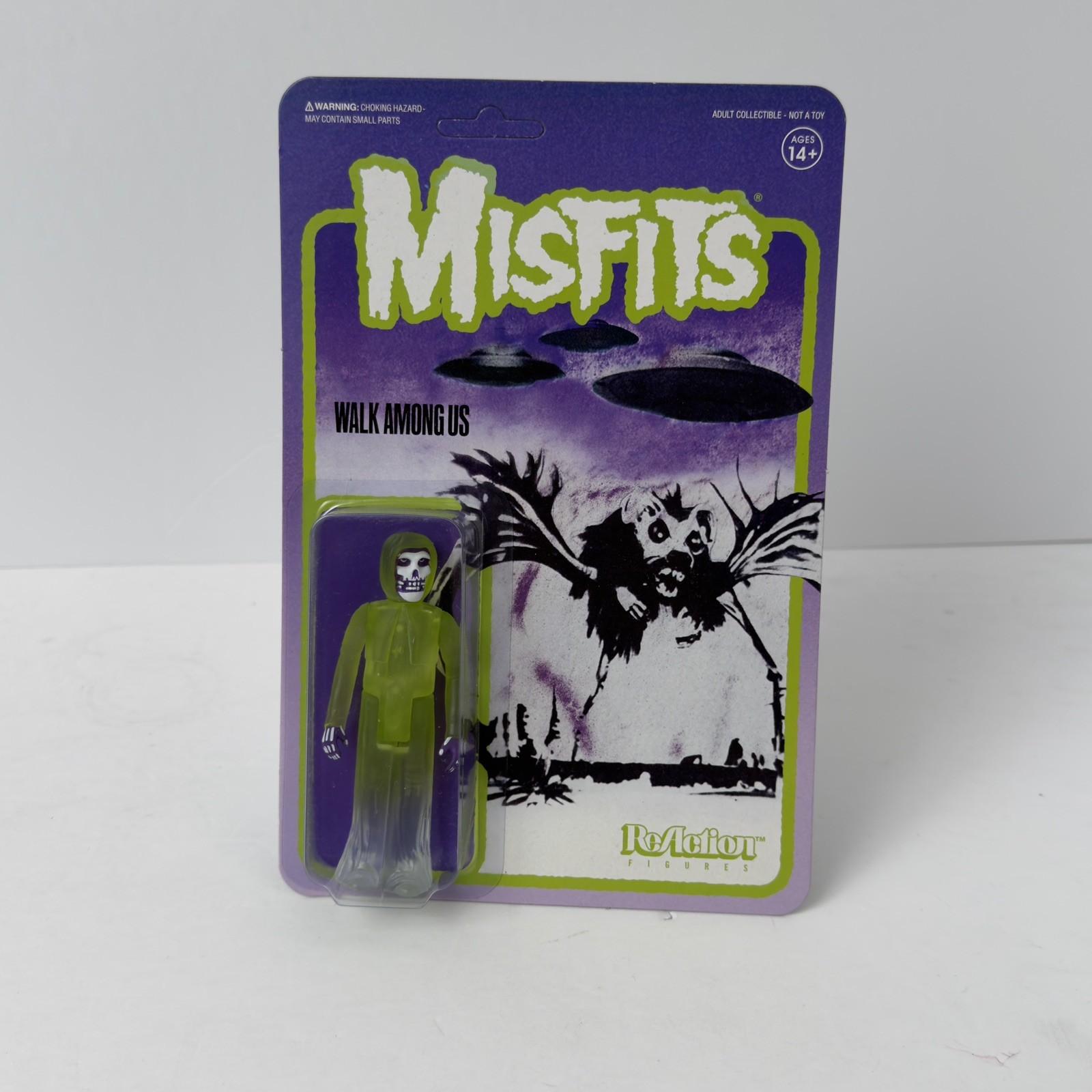 Super7 ReAction Figures: The Misfits Green Fiend Walk Among Us 3 3/4-Inch Action Super7 ReAction Figures: The Misfits Green Fiend Walk Among Us 3 3/4-Inch Action