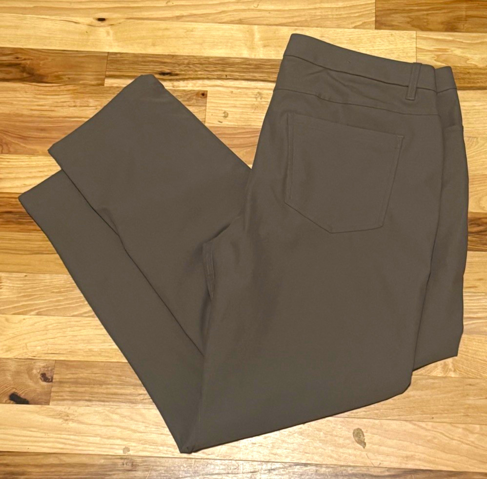 Lululemon ABC Classic-Fit 5 Pocket Pants Men’s 36x32 Khaki Taupe Stretch Casual