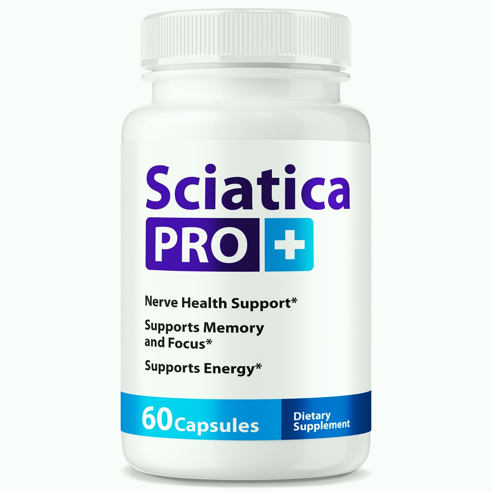 Sciatica Pro+ Pills for Nerve Health, Sciatica Pro Plus Nerve Support 60ct