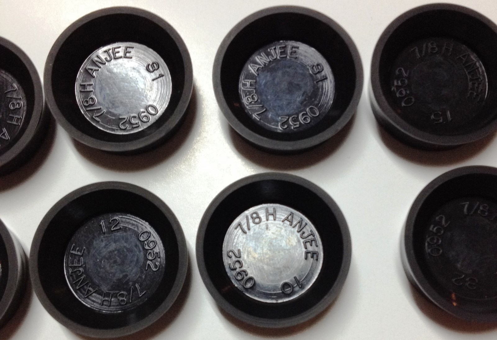 Lot 12 Rubber Wheel Cylinder Cup 7/8