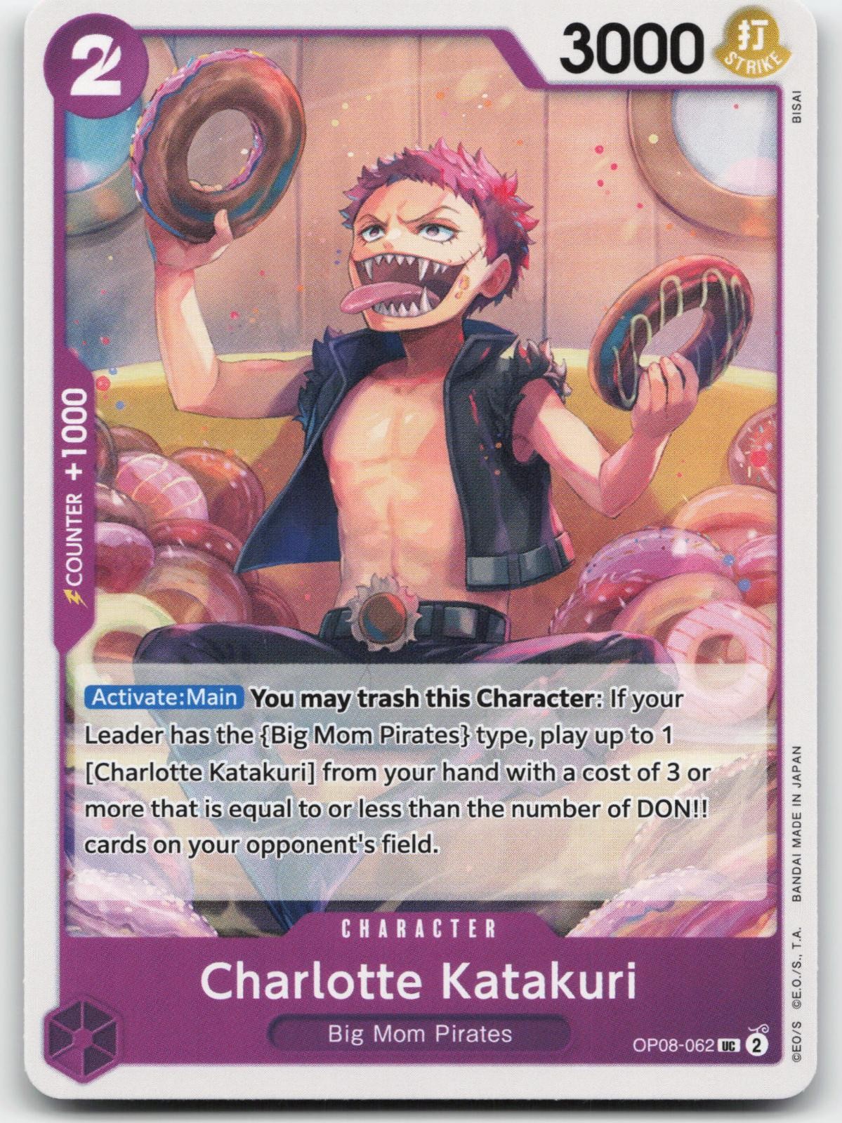 Charlotte Katakuri (062) OP08-062 Uncommon Two Legends One Piece Near Mint