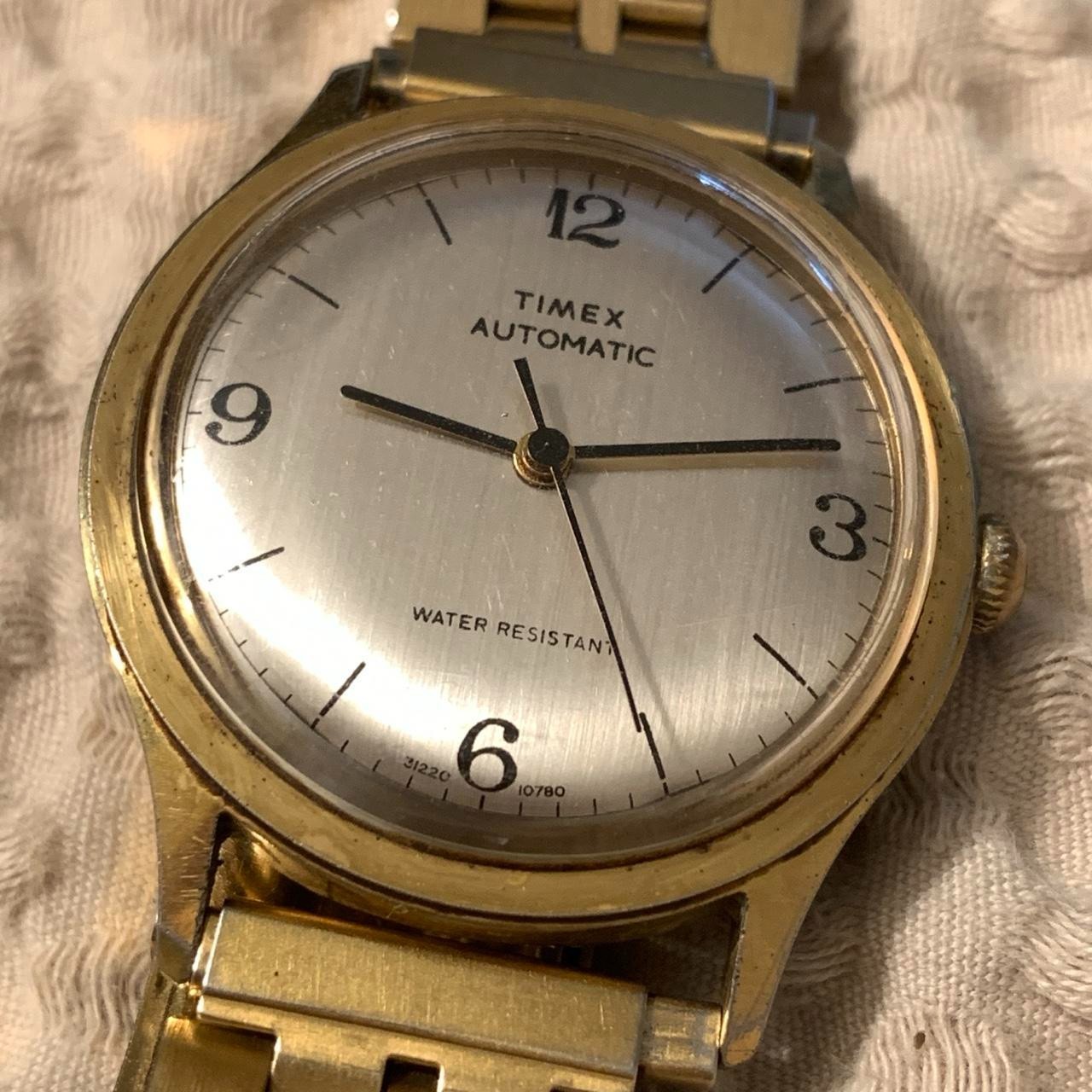 80s Vintage Timex Viscount Automatic Men's Dress Watch - Running 