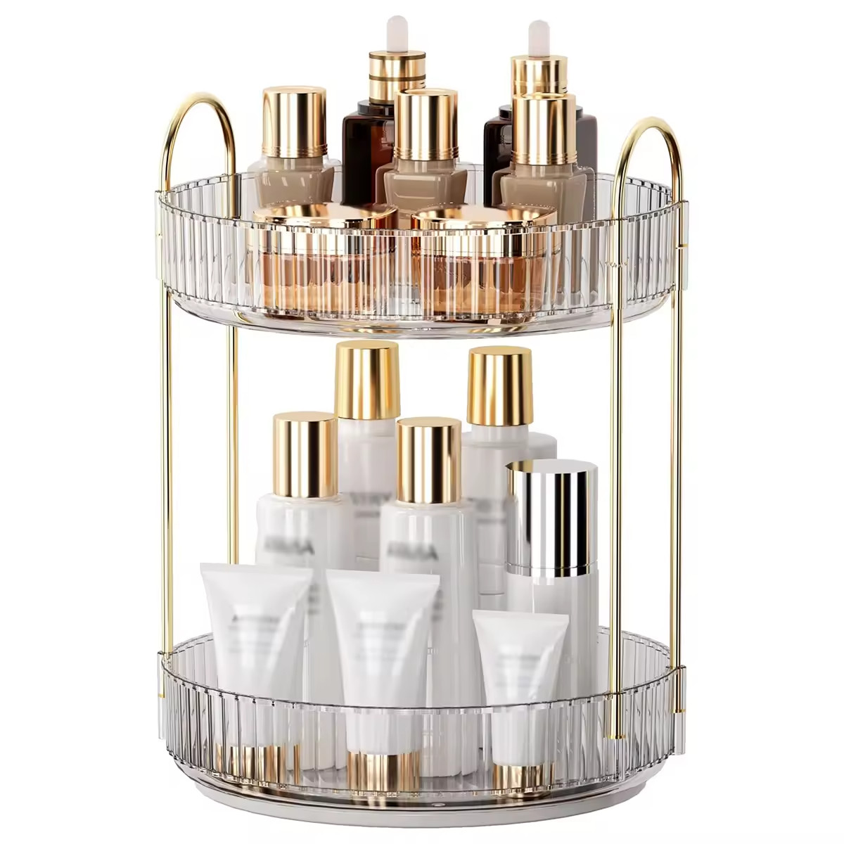 Organizador De Maquillaje Perfumes Cremas Giratorio 360 Para Tocador Baño Oferta Organizador De Maquillaje Perfumes Cremas Giratorio 360 Para Tocador Baño Oferta