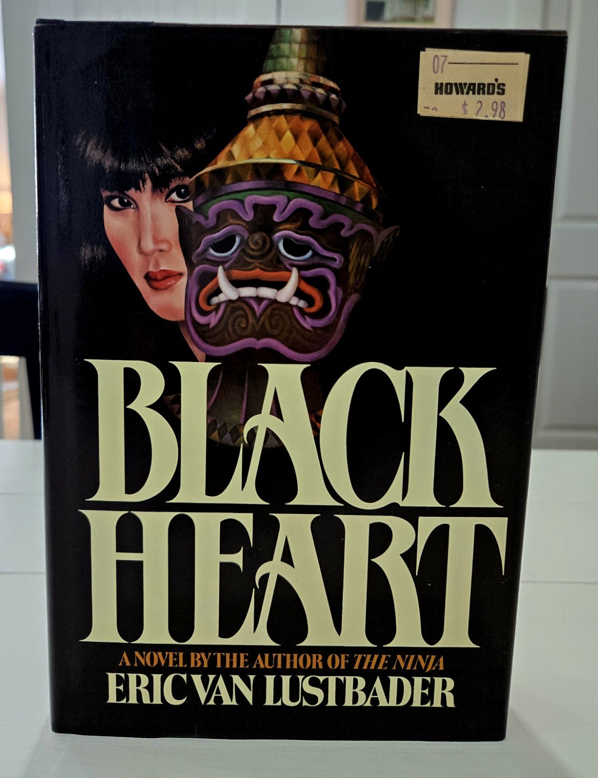 🔥 Eric Van Lustbader BLACK HEART A Novel 1st Edition 1st Printing Rare VG+ 🔥 Eric Van Lustbader BLACK HEART A Novel 1st Edition 1st Printing Rare VG+