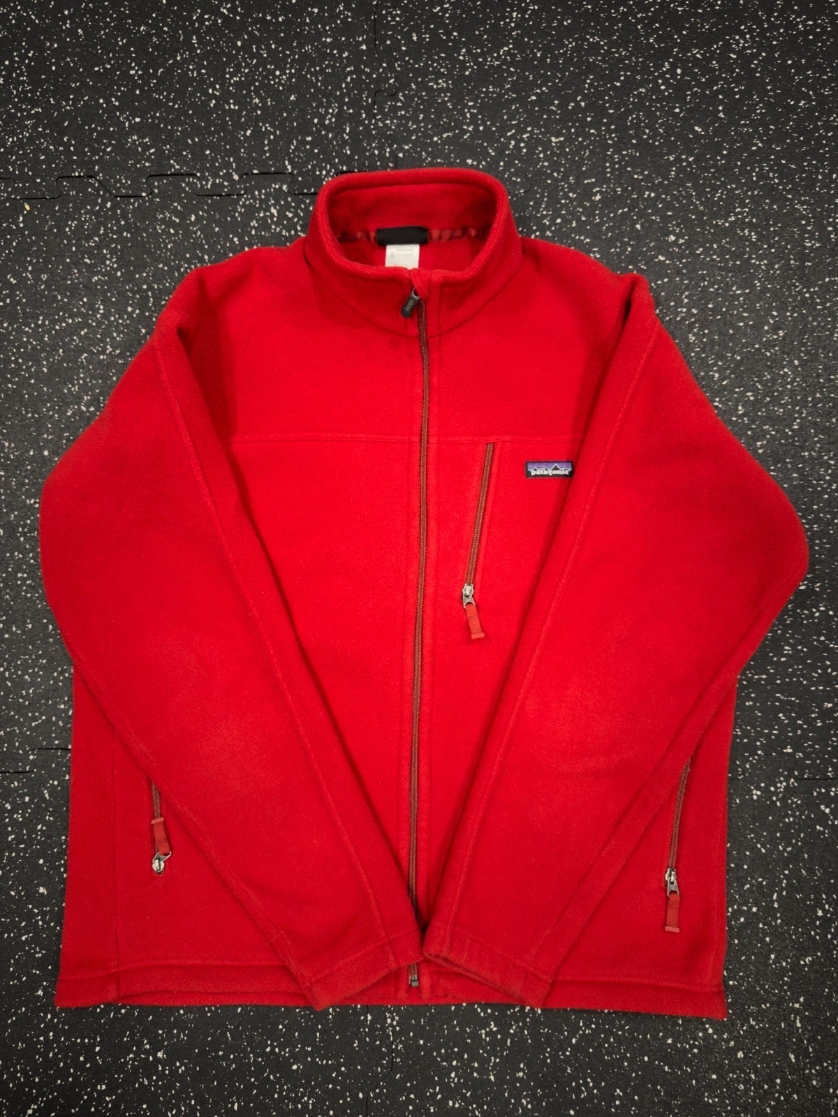 Patagonia Men\'s Full Zip Synchilla Fleece Jacket XL Red