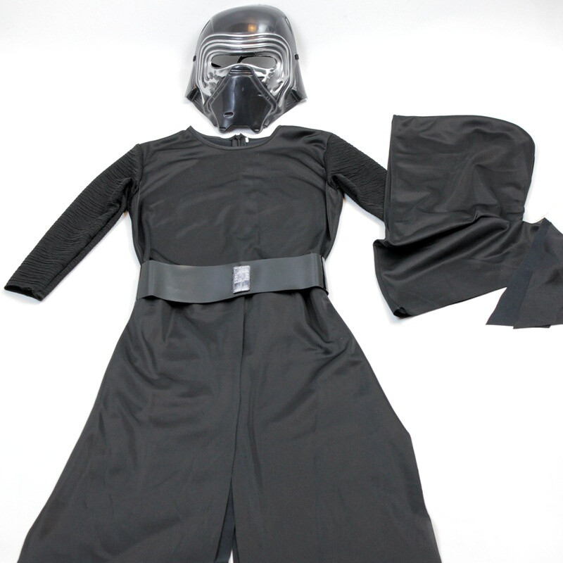 Kids Star Wars Kylo Ren Cosplay Costume Outfits Ben Solo Halloween Full Set New Kids Star Wars Kylo Ren Cosplay Costume Outfits Ben Solo Halloween Full Set New