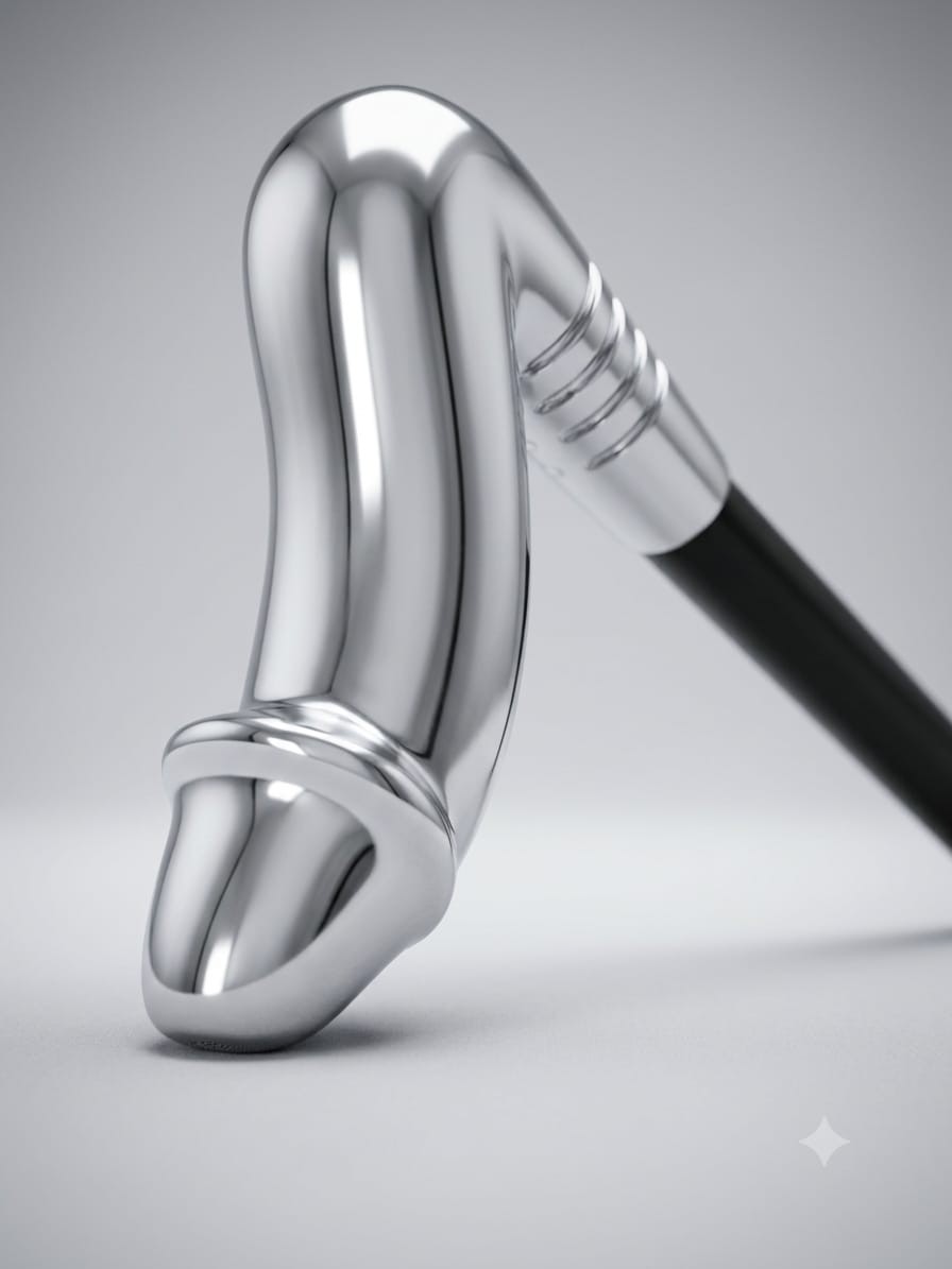 Handmade Penis Handle Walking Stick Cane Unique Penis Handle Wooden stick Gift