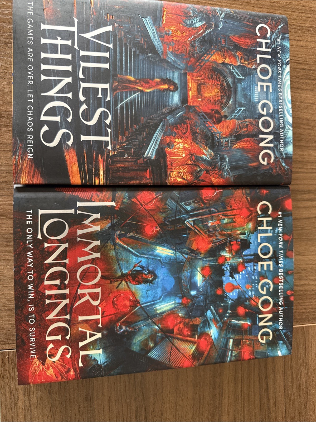 Chloe Gong Immortal Longings & Vilest Things HC FairyLoot Exclusive Signed Lot Chloe Gong Immortal Longings & Vilest Things HC FairyLoot Exclusive Signed Lot