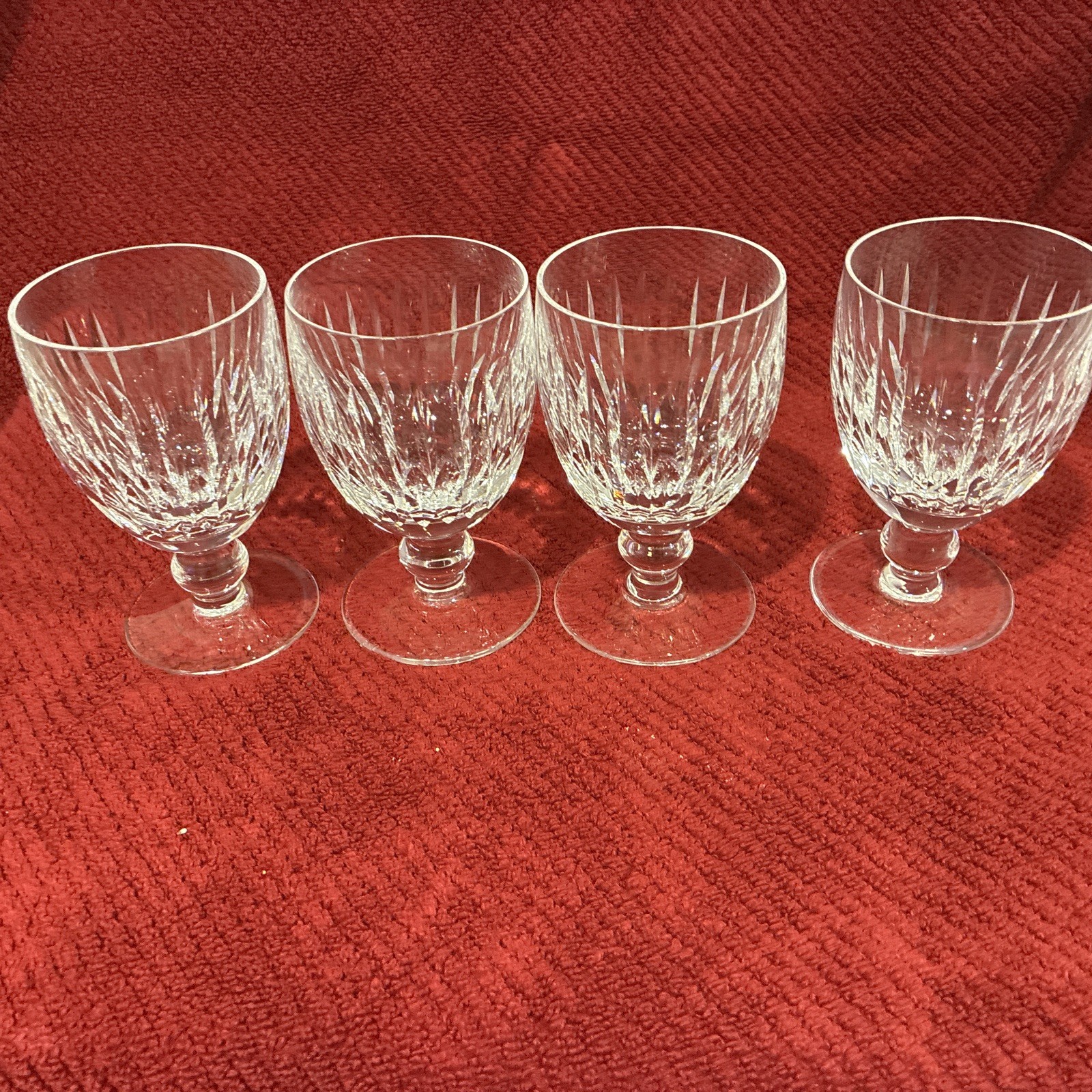 See of 4 WATERFORD MAUREEN WATER GLASSES 5 1/4” See of 4 WATERFORD MAUREEN WATER GLASSES 5 1/4”