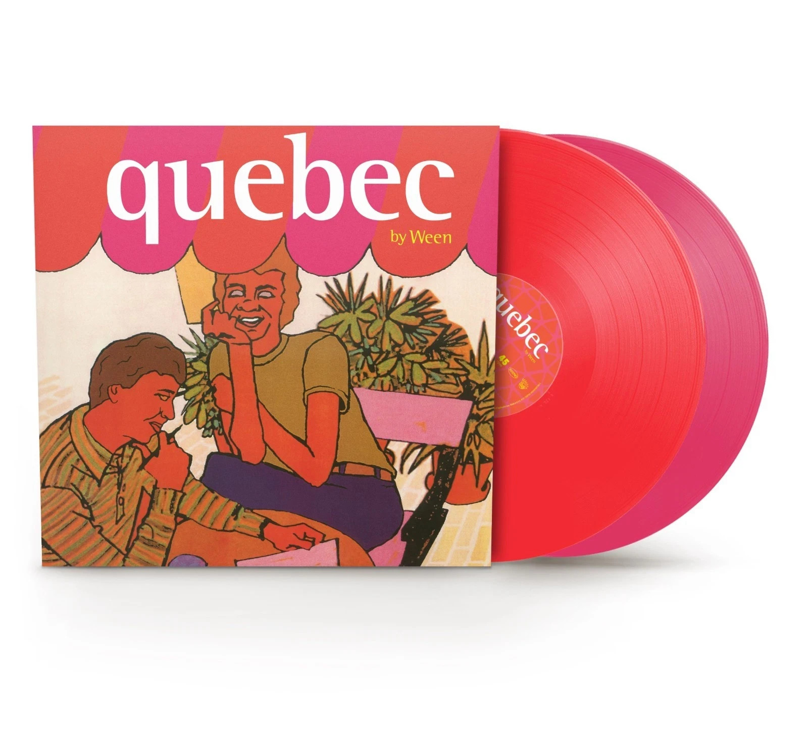 Ween - Quebec RECYCLED RED + MAGENTA COLORED Vinyl 2xLP NEW SEALED 45 RPM 2LP