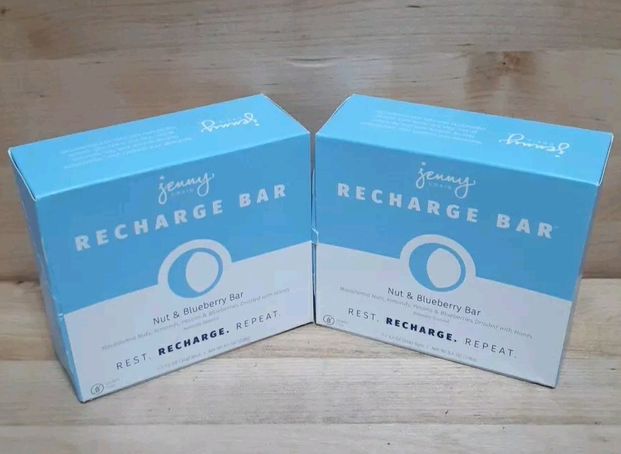 2CT: Jenny Craig NUT & BLUEBERRY RECHARGE BAR pecans almonds mac GLUTEN FREE 7pk 2CT: Jenny Craig NUT & BLUEBERRY RECHARGE BAR pecans almonds mac GLUTEN FREE 7pk