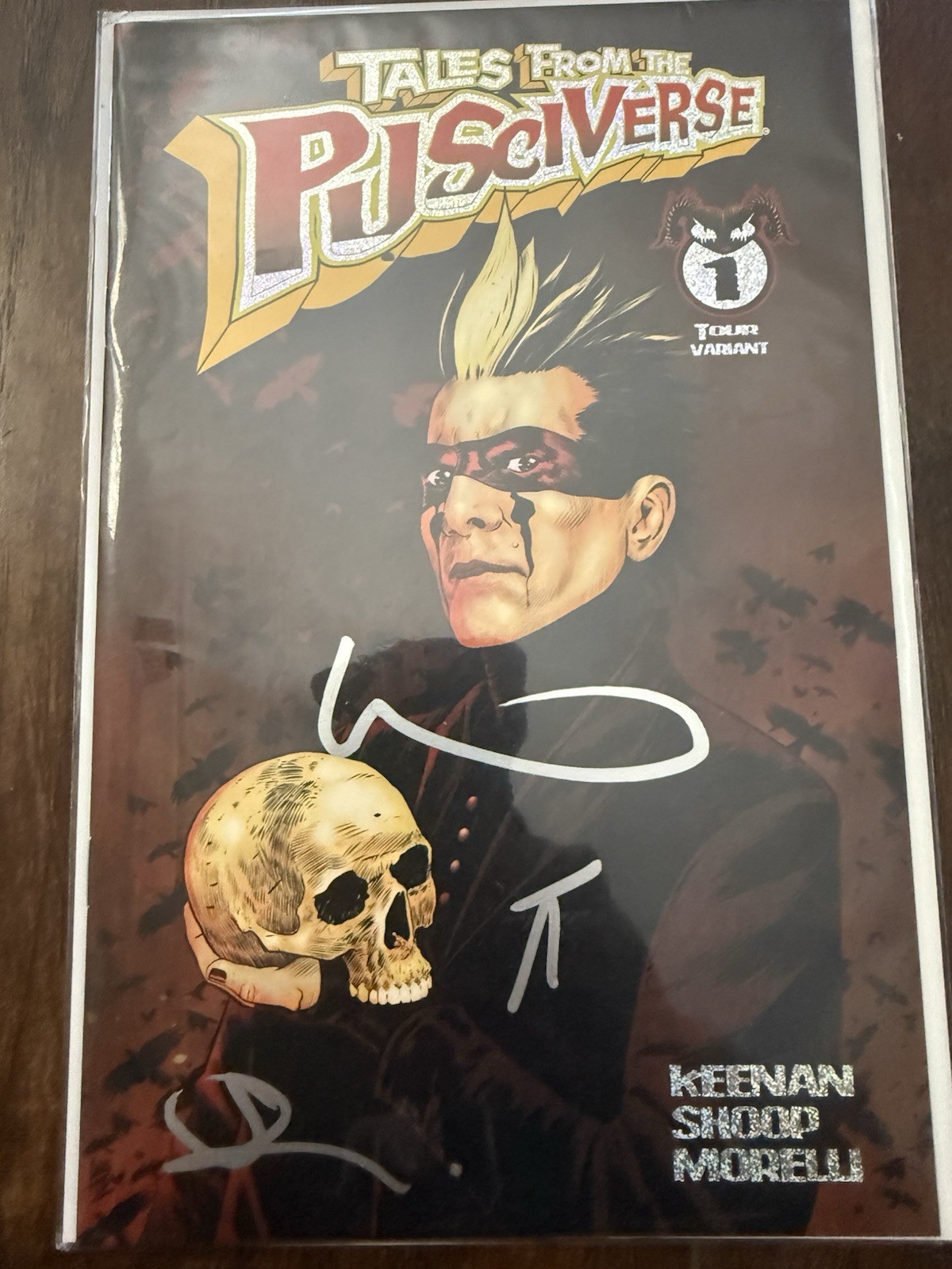 Puscifer Comic Episode 1 Tales From The Pusciverse Signed Foil Autographed Tool