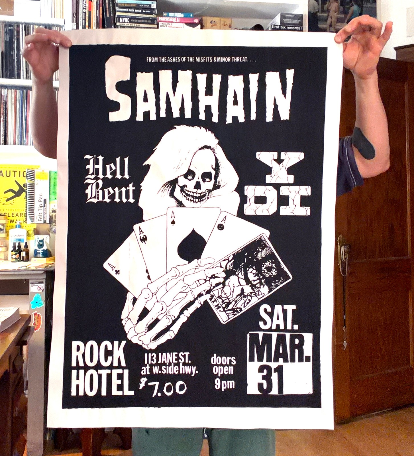 SAMHAIN Rock Hotel Initium Screenprint Poster 21\ SAMHAIN Rock Hotel Initium Screenprint Poster 21\