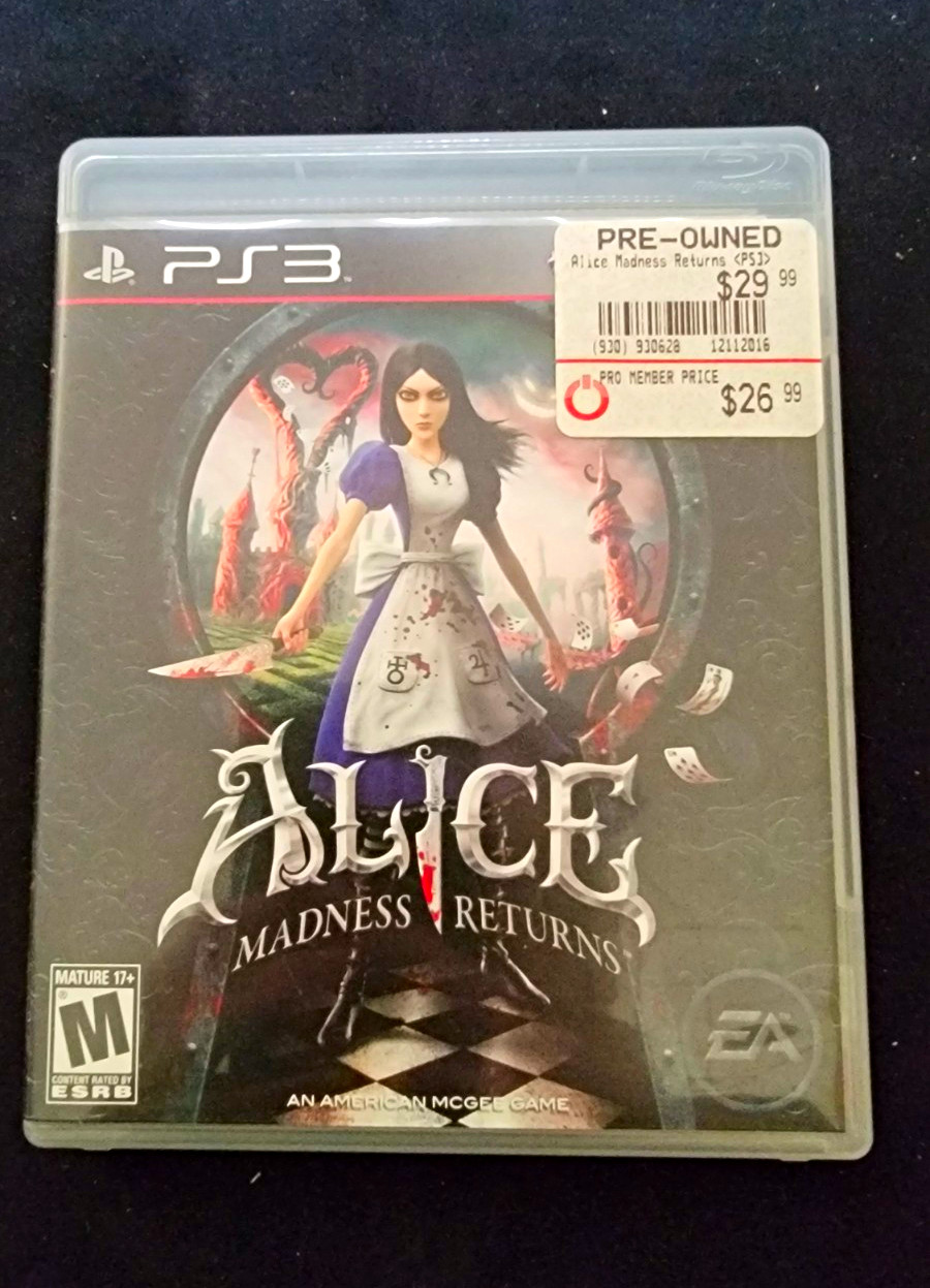 Alice: Madness Returns - PS3 - Electronic Arts - CIB - M - MINT Disc - See Pics