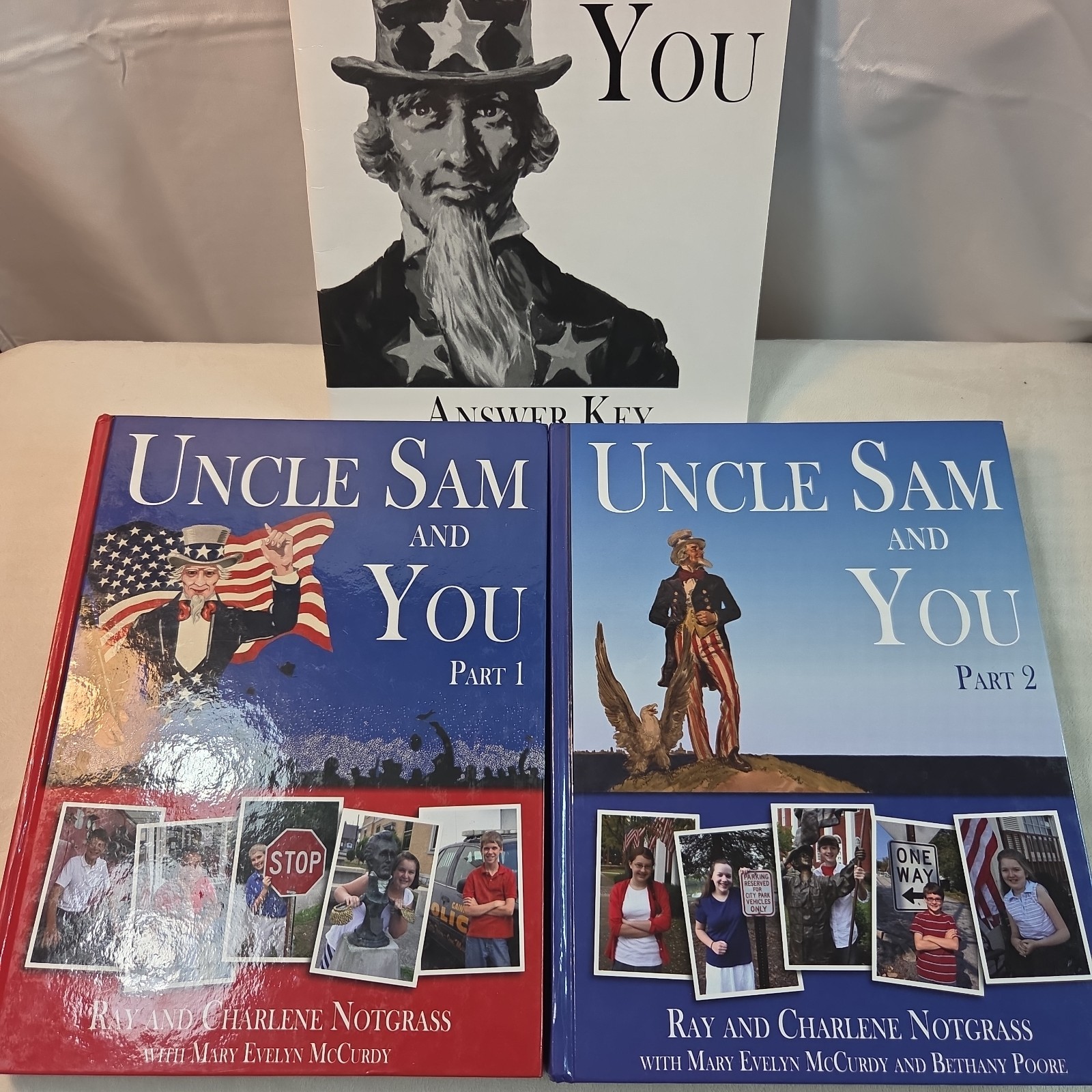 Notgrass Uncle Sam and You Parts 1 & 2 Hardcover Government Books w/ Answer Key Notgrass Uncle Sam and You Parts 1 & 2 Hardcover Government Books w/ Answer Key