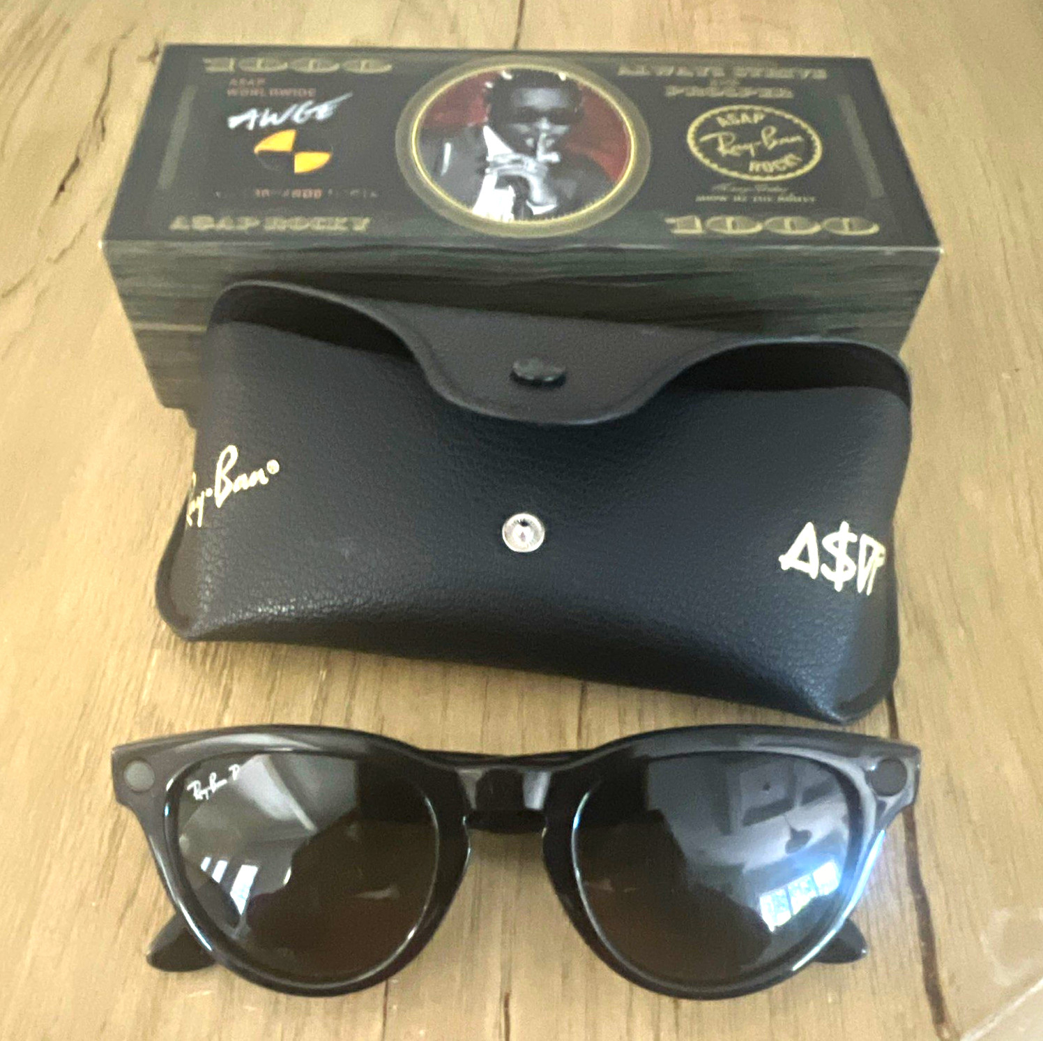 Ray-Ban Meta Demo Sunglasses Black Frame Black Tinted Lenses 1000 Case - new Ray-Ban Meta Demo Sunglasses Black Frame Black Tinted Lenses 1000 Case - new
